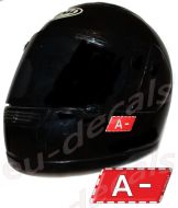 Helmet A- Blood Type Unscratchable 3D Decal
