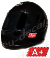 Helmet A+ Blood Type Unscratchable 3D Decal