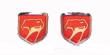 2X Viper old style 3D Decals for Dodge