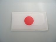 70X35mm Japan flag 3D Decal