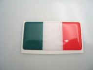 70X35mm Italian Italy flag 3D Decal