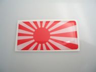 70X35mm Japan Rising sun  flag 3D Decal