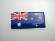 70X35mm Australia Australian  flag 3D Decal