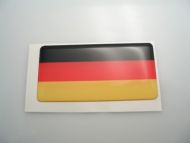 70X35mm German Germany flag 3D Decal