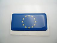 70X35mm European Union flag 3D Decal