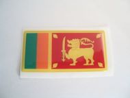 Large 70X35mm SRI LANKA flag 3D Decal Sticker