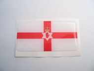 Large70X35mm Northern Ireland Unofficial flag 3D Decal