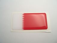 Large 70X35mm BAHRAIN flag 3D Decal Sticker