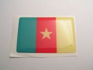 Large70X45mm CAMEROON flag 3D Decal Sticker