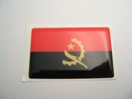 Large70X45mm ANGOLA flag 3D Decal Sticker