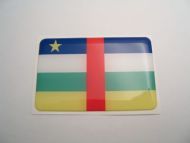 Large70X45mm CENTRAL AFRICAN REPUBLIC flag 3D Decal