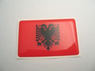 Large70X45mm ALBANIA flag 3D Decal Sticker