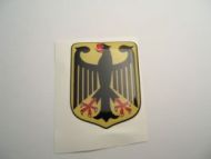Medium Deutsche Bundesadler  Germany badge flag 3D Decal