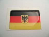 Large  70X45mm Germany State German flag 3D Decal