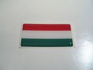 Large 70X35mm HUNGARY flag 3D Decal Sticker