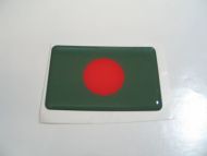 Large70X45mm BANGLADESH flag 3D Decal Sticker