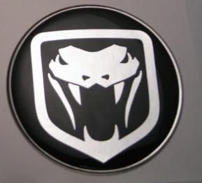 50mm VIPER NEW STYLE 3D Decal sticker for Dodge