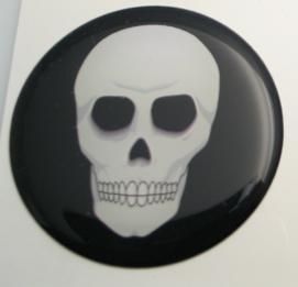 50mm scull 3D Decal